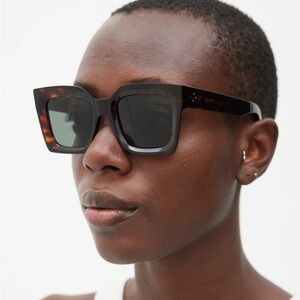 Celine Sunglasses with box, case and original tags.